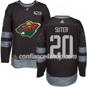 Adidas Maillot de Hockey Minnesota Wild Ryan Suter 20 1917-2017 100th Anniversary Noir Authentic - Homme